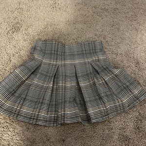 Plaid Pleated Women's Skirt